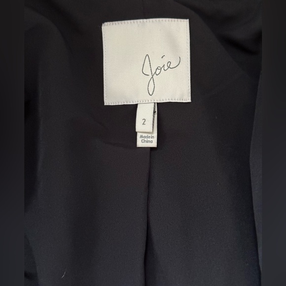 Joie velvet and satin lapel Blazer - Picture 7 of 8